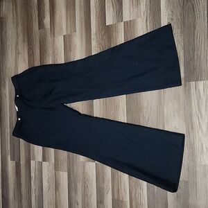 Loft Ann Taylor KATE Navy wide leg Sailor Pants Size 4 Inseam 32'